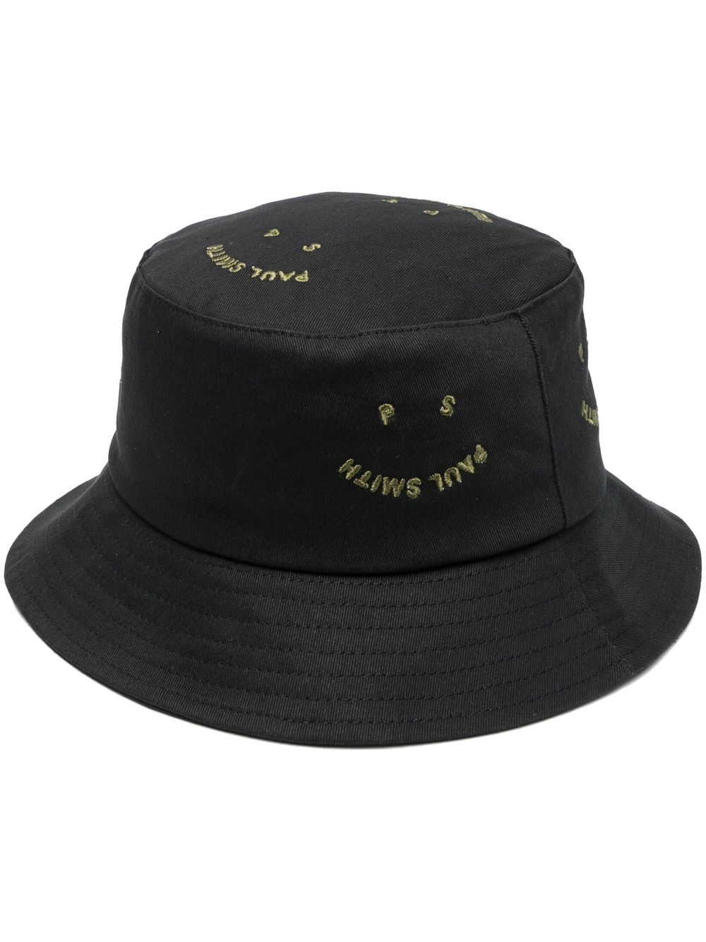 Paul Smith Black PS Happy Bucket Hat