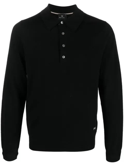 PS Paul Smith fine-knit polo shirt