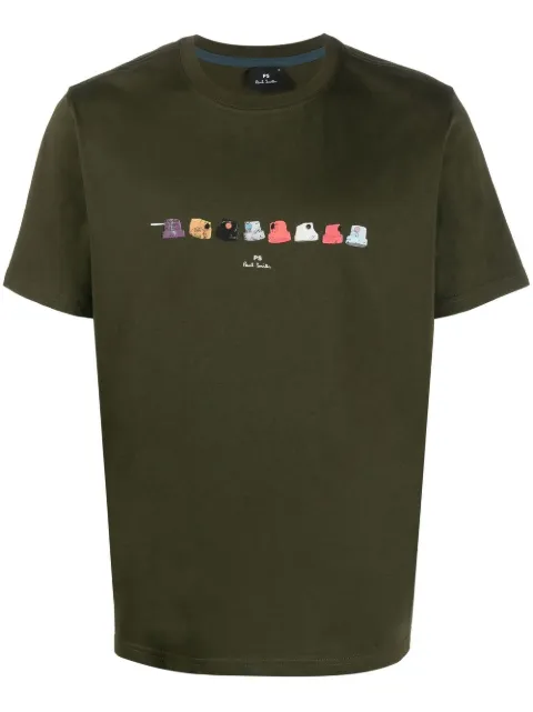 logo graphic print organic cotton T-shirt