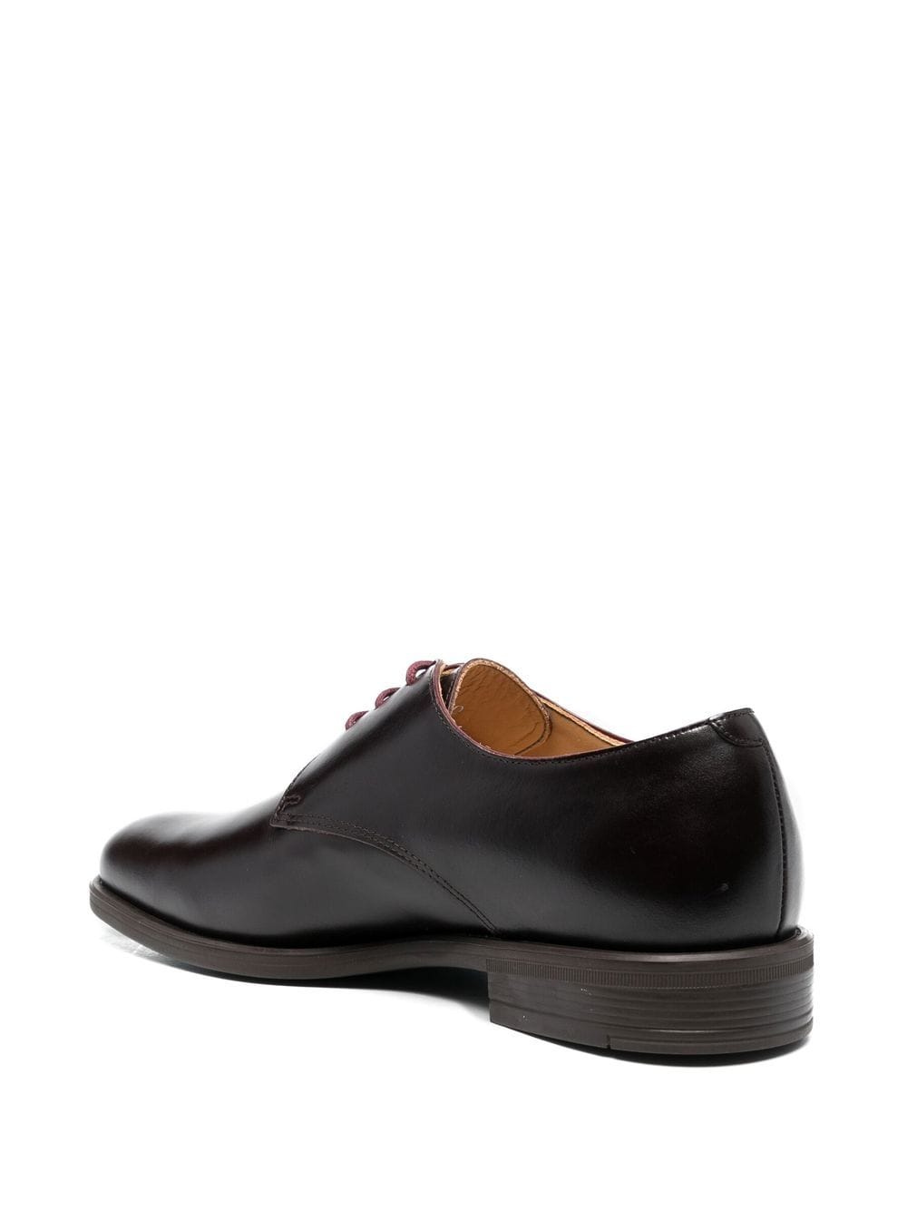 Shop Ps By Paul Smith Leather Derby Shoes In Red