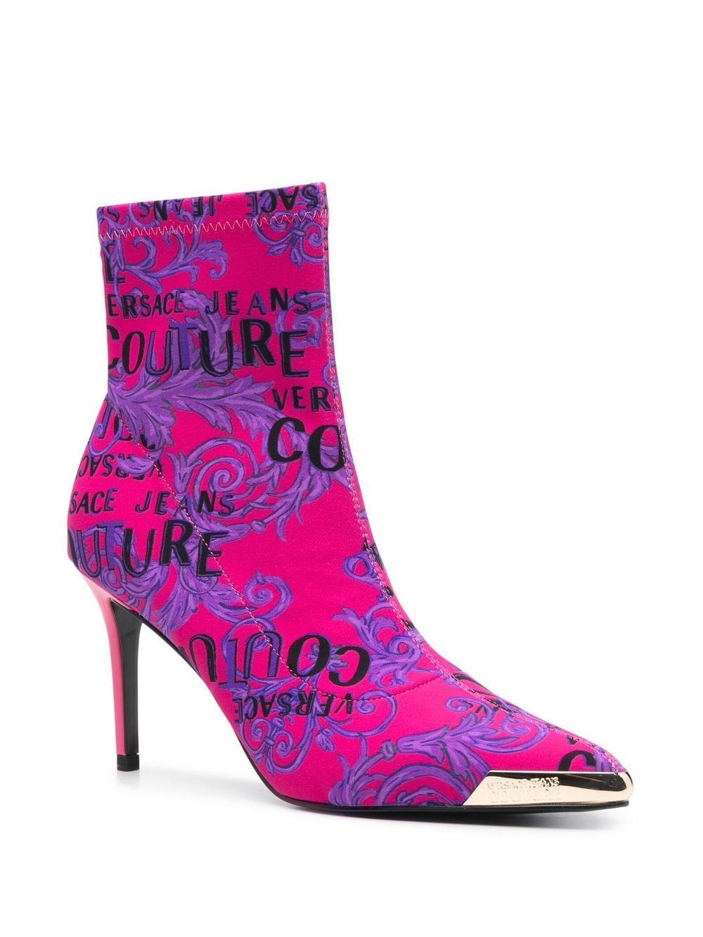 Versace Jeans Couture Scarlett laarzen met print - Roze