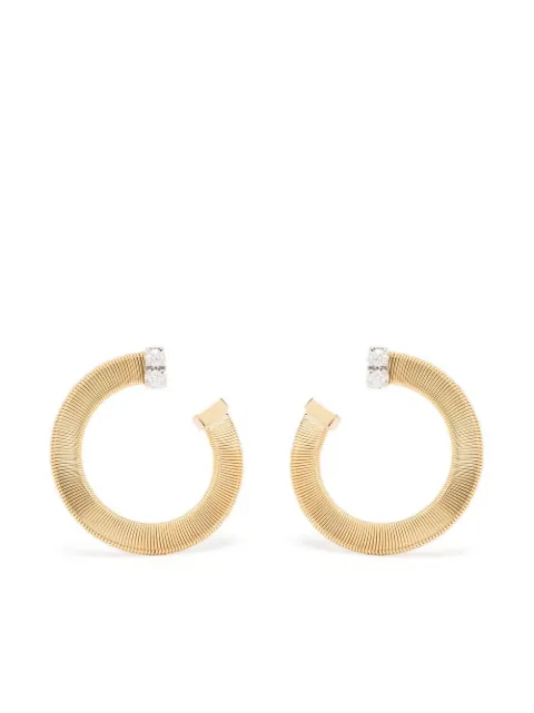 Marco Bicego 18kt yellow gold diamond drop earrings