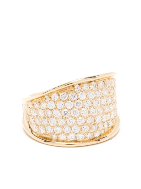 Marco Bicego anillo en oro amarillo de 18kt con diamantes