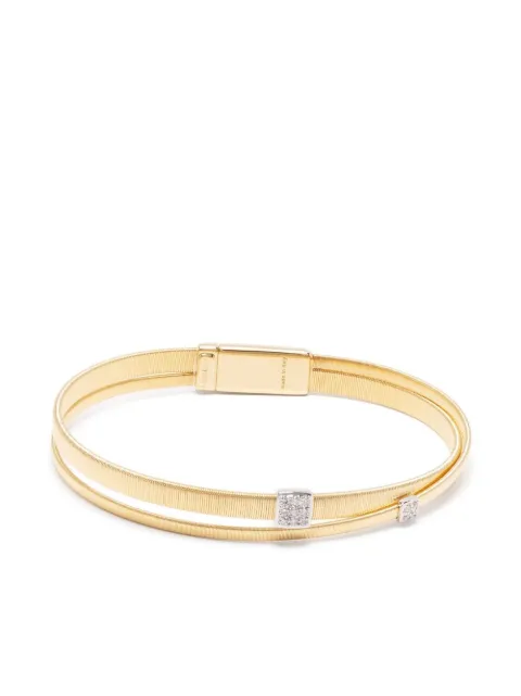 Marco Bicego pulsera en oro amarillo y blanco de 18kt con diamante