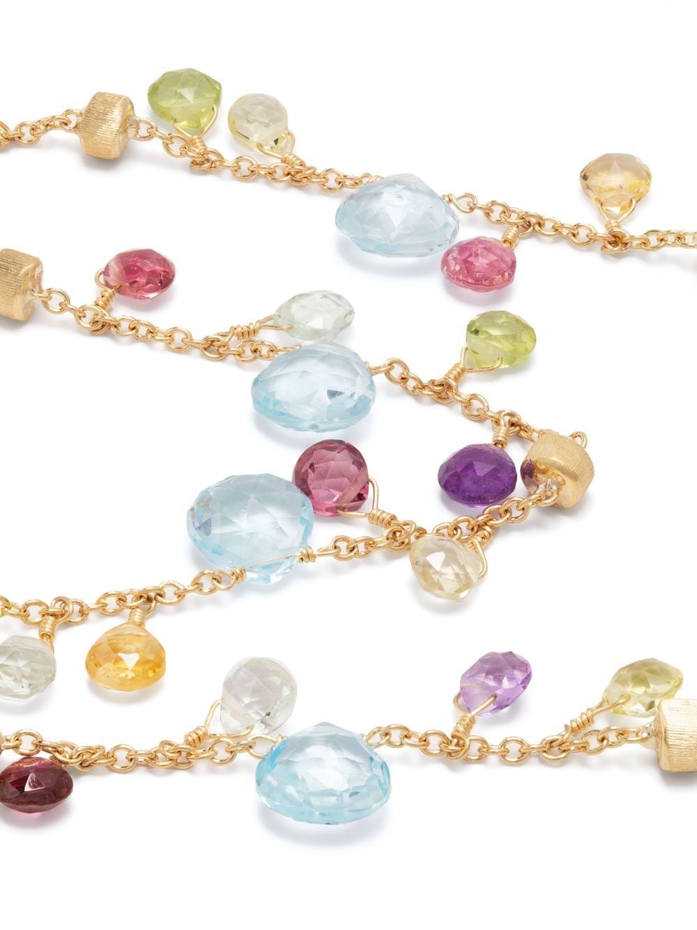 Shop Marco Bicego 18kt Yellow Gold Multi-stone Necklace