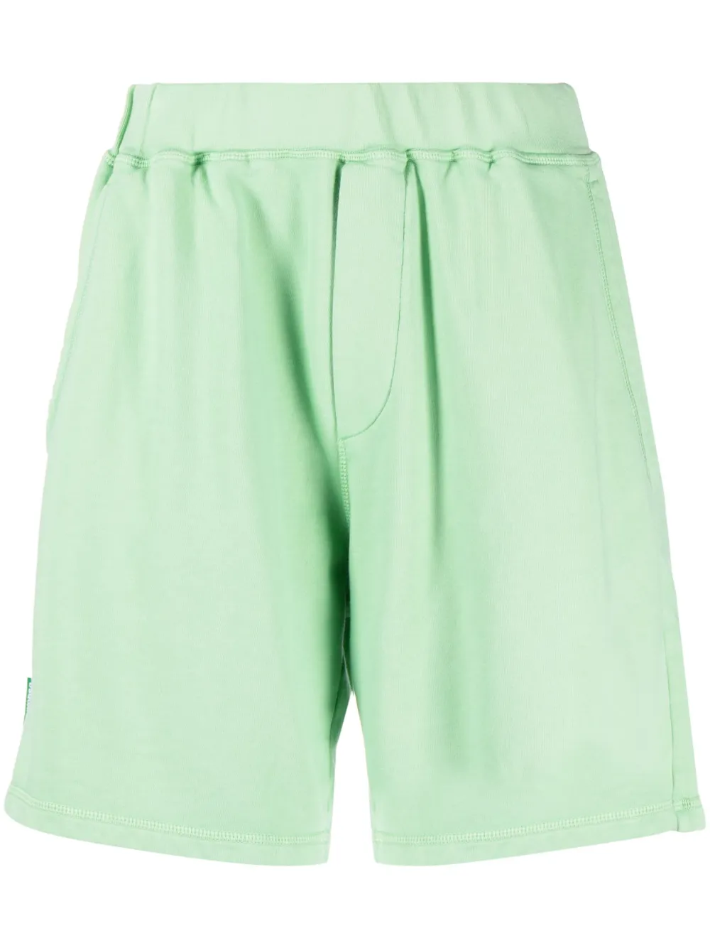 DSQUARED2 logo-print cotton shorts | Green | Image 1