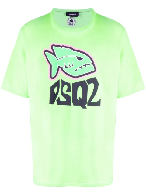 DSQUARED2 logo-print cotton T-shirt