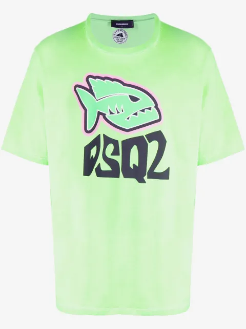DSQUARED2 logo-print cotton T-shirt