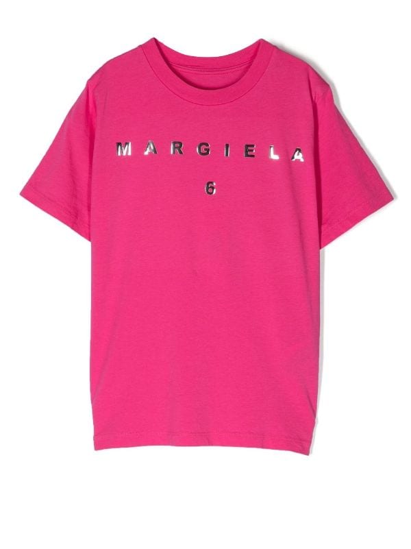 Mm6 maison margiela discount printed cotton-jersey t-shirt