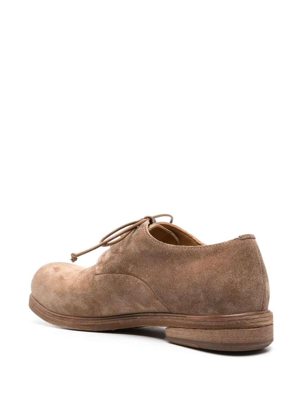 Shop Marsèll Zucc Suede Derby Shoes In Brown