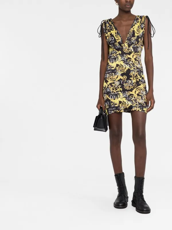 人気商品ランキング Versace Jeans Couture ミニドレス | ブラック | FARFETCH JP ワンピース