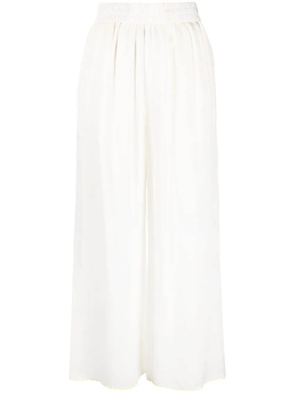 

See by Chloé cropped palazzo pants - White