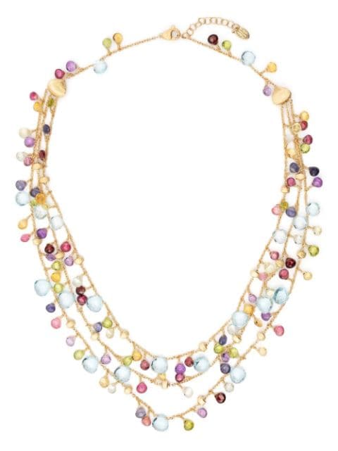 Marco Bicego 18kt yellow gold multi-stone necklace