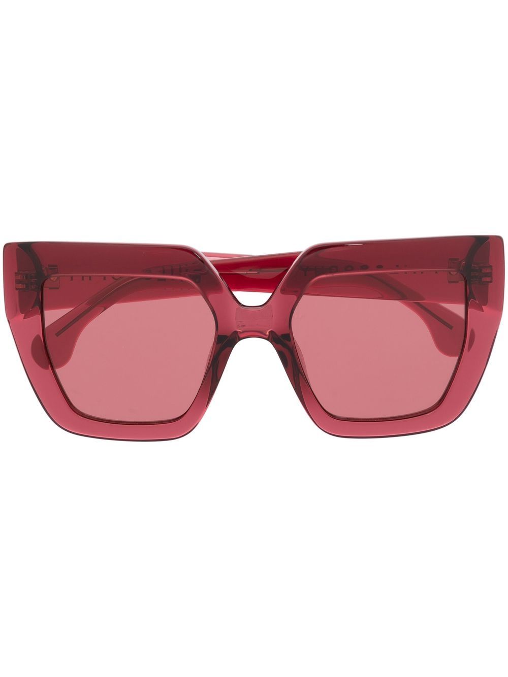 

Philosophy di Lorenzo Serafini Eyewear oversized square-frame sunglasses - Pink