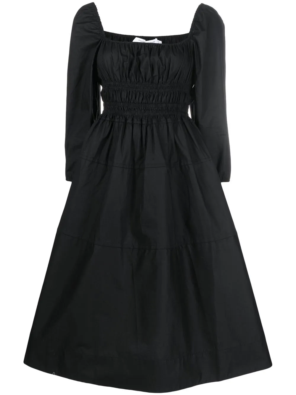 

Proenza Schouler White Label square-neck dress - Black