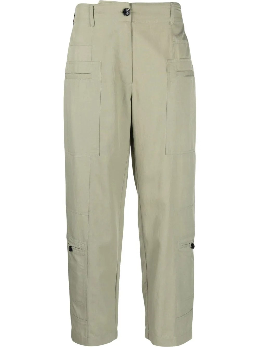 

Proenza Schouler White Label cargo cropped trousers - Grey