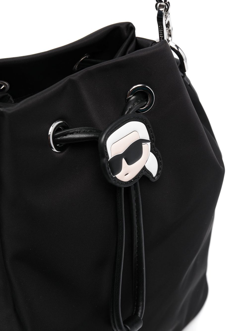 Women's K/Ikonik Bucket Bag by KARL LAGERFELD