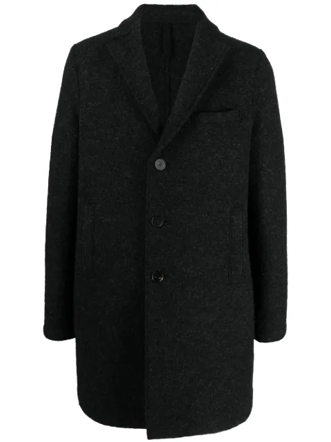 Harris Wharf London single-breasted virgin wool coat