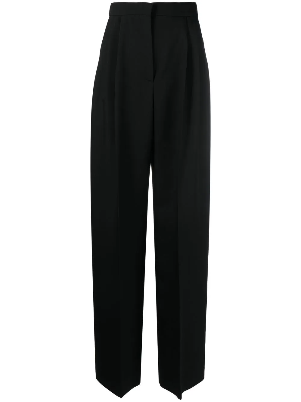 

Alexander McQueen high-waisted pleated trousers - Black