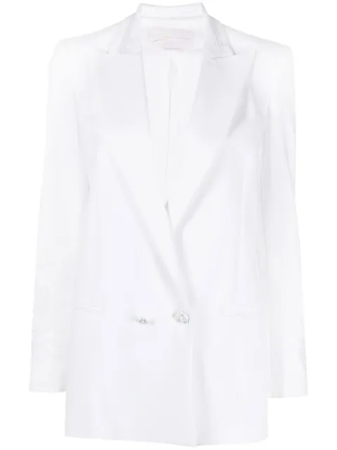Genny peak-lapels double-breasted blazer