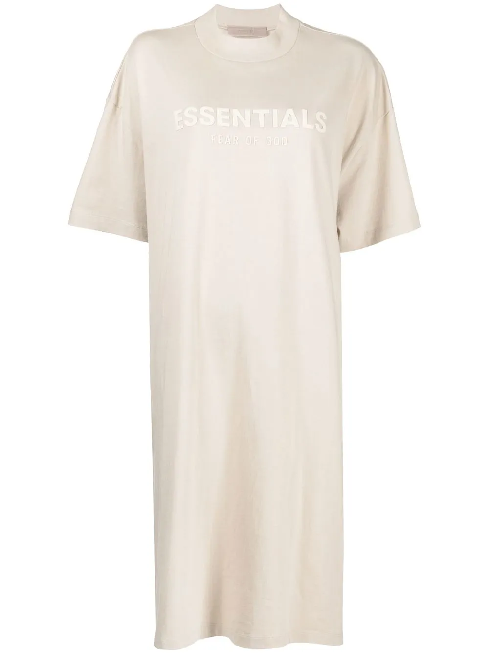 

FEAR OF GOD ESSENTIALS logo-print T-shirt dress - Multicolour
