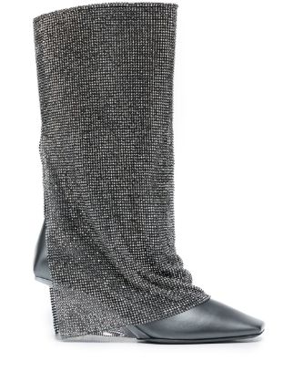 Gucci crystal-embellished Cowboy Boots - Farfetch