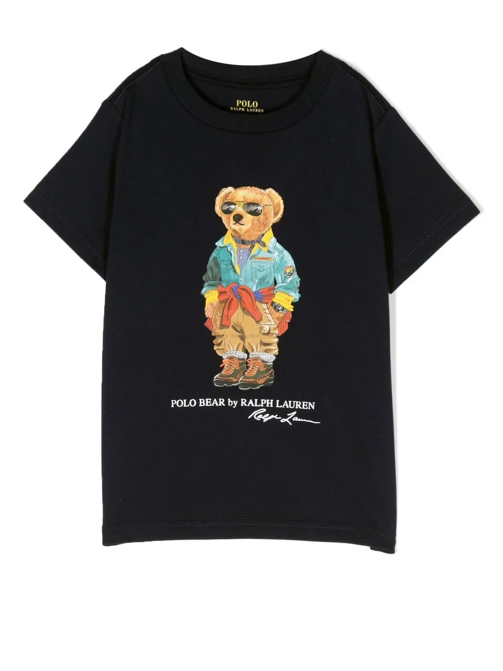 

Ralph Lauren Kids Polo Bear motif T-shirt - Blue