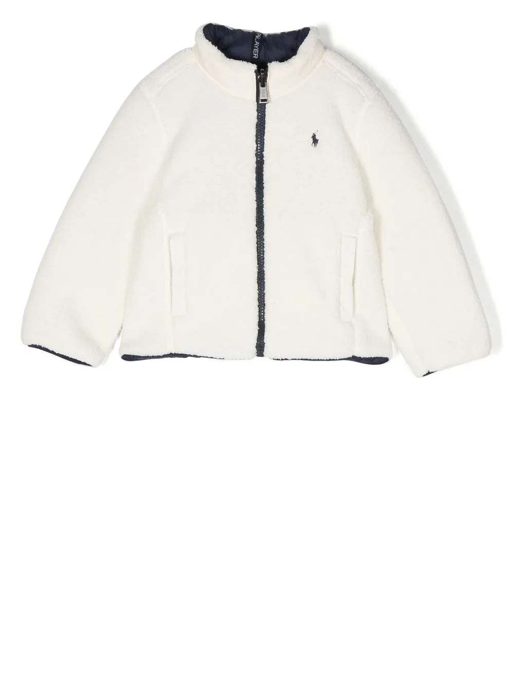 

Ralph Lauren Kids chamarra bomber Polo Pony - Blanco