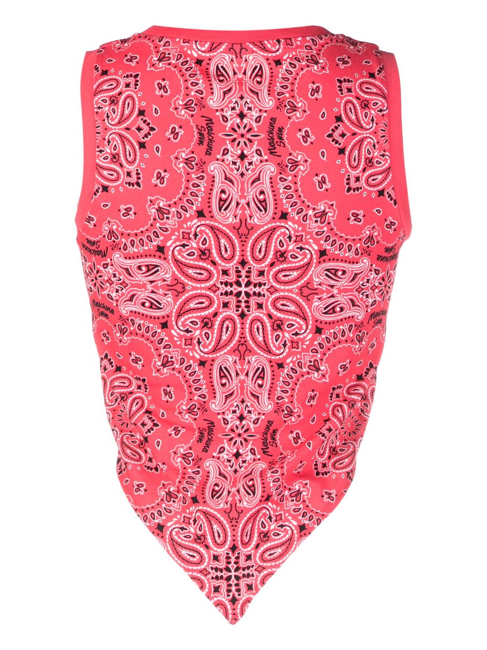 Moschino Top met print - Roze