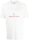 Brunello Cucinelli 'Dream Out Loud' T-shirt - White