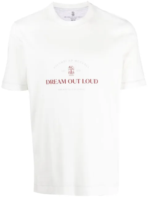 Brunello Cucinelli 'Dream Out Loud' T-shirt