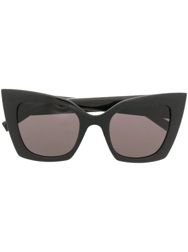 Saint Laurent Eyewear SL 552 キャットアイ サングラス | ブラック 
