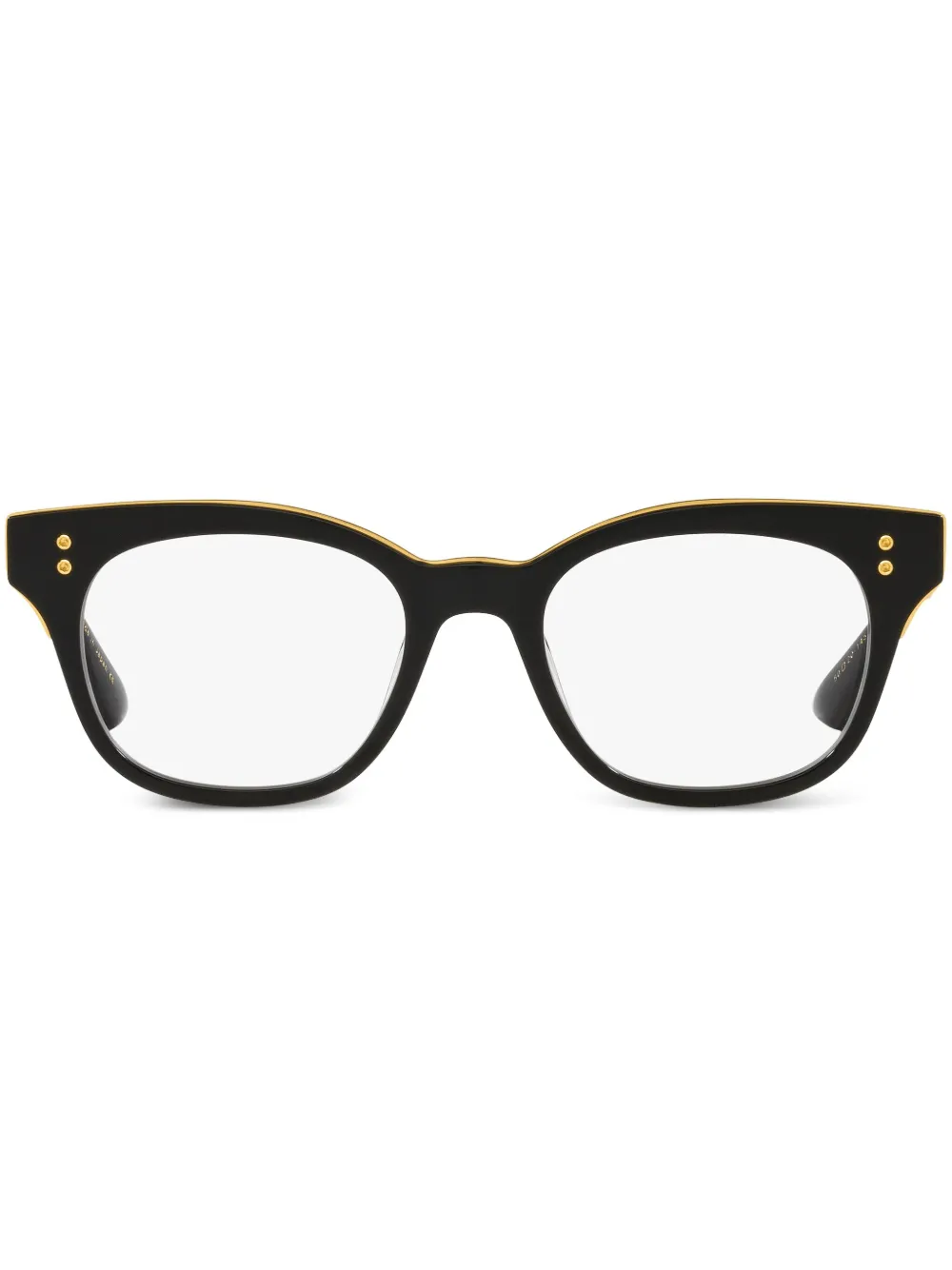 Dita Eyewear DRX-3039-A bril met vierkant montuur Zwart