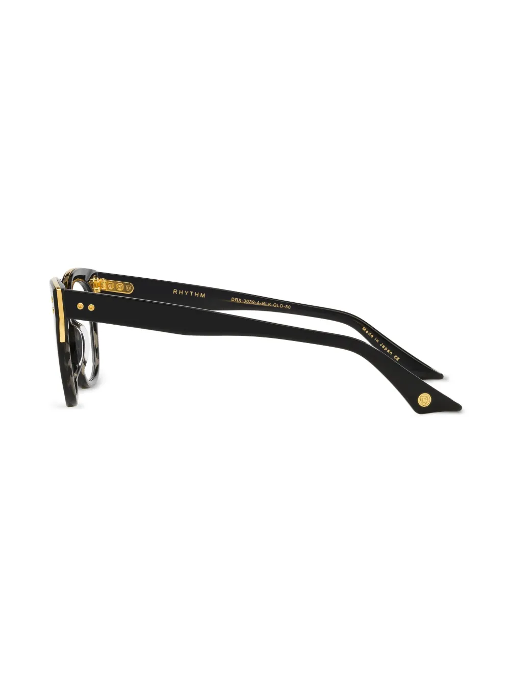 Dita Eyewear DRX-3039-A bril met vierkant montuur Zwart