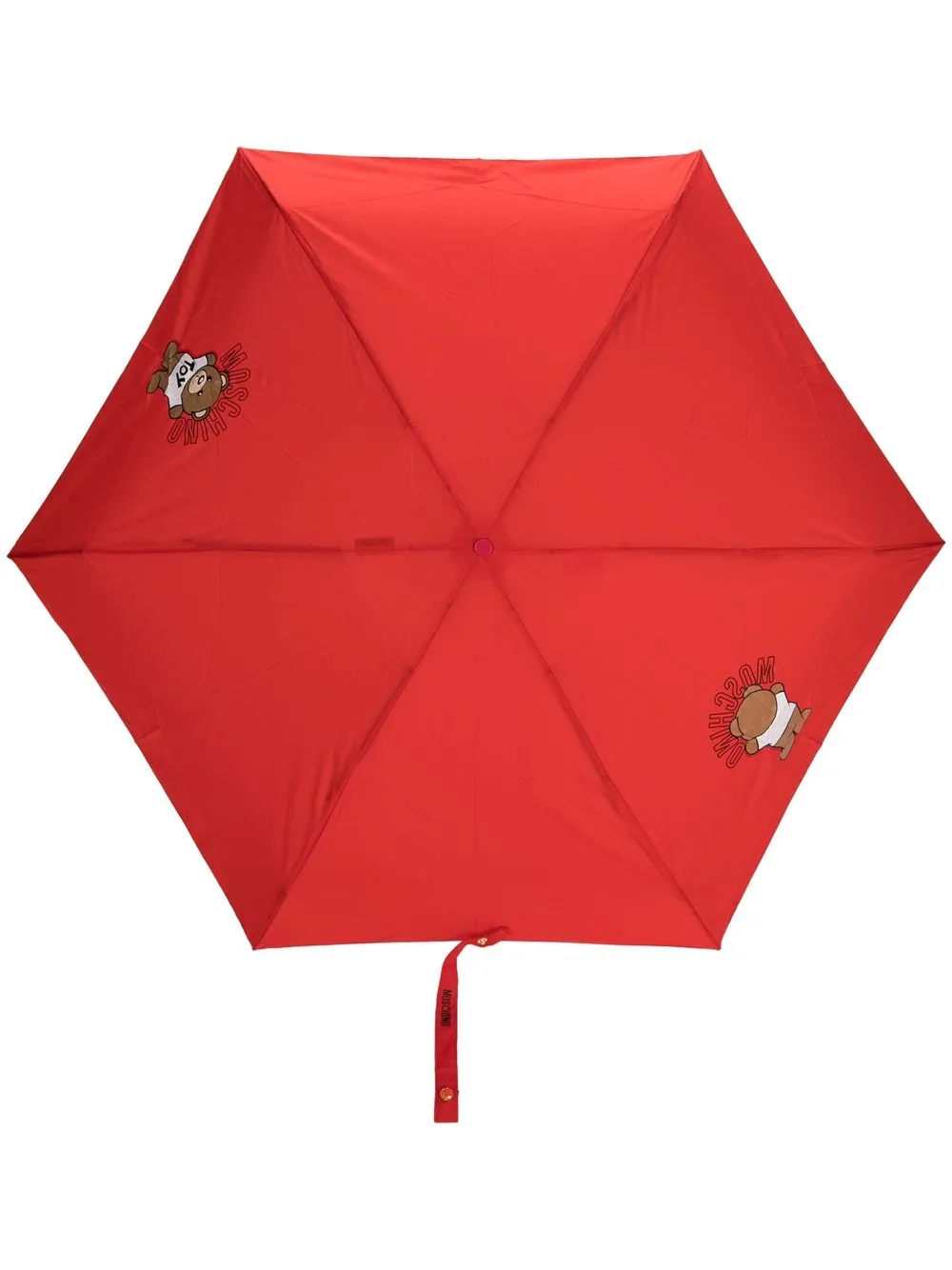 

Moschino Teddy Bear motif umbrella - Red