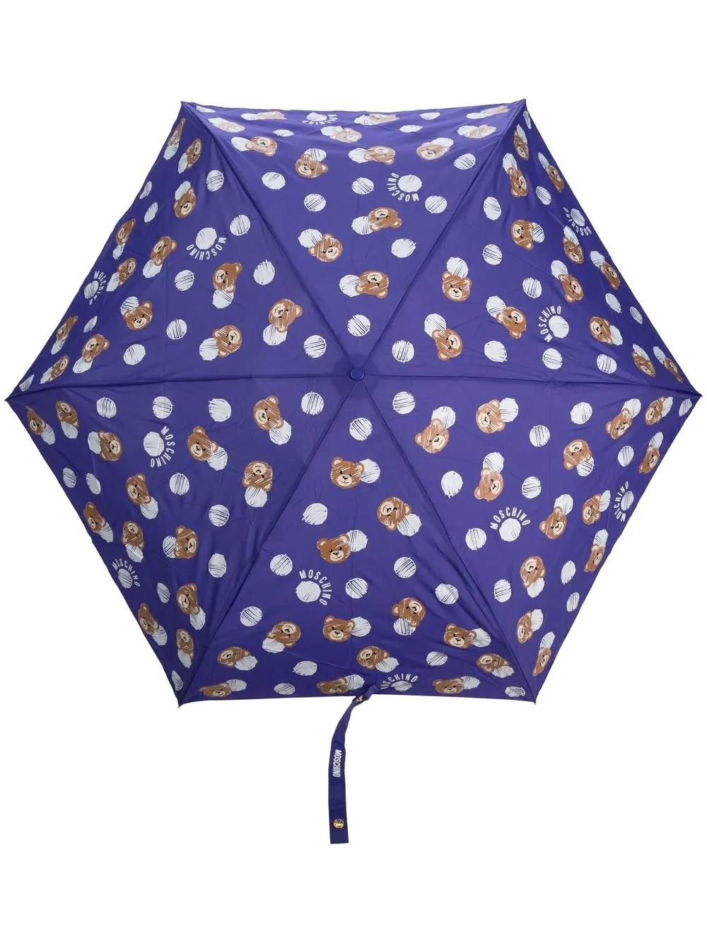 

Moschino Teddy-motif umbrella - Purple