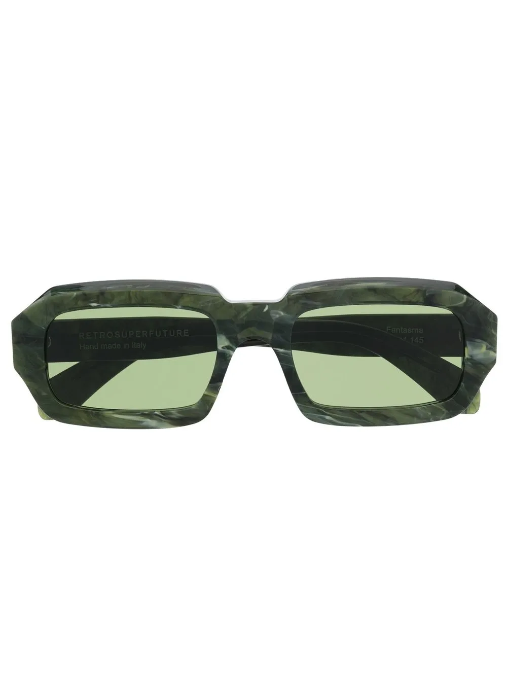 

Retrosuperfuture tortoiseshell-effect square-frame sunglasses - Green