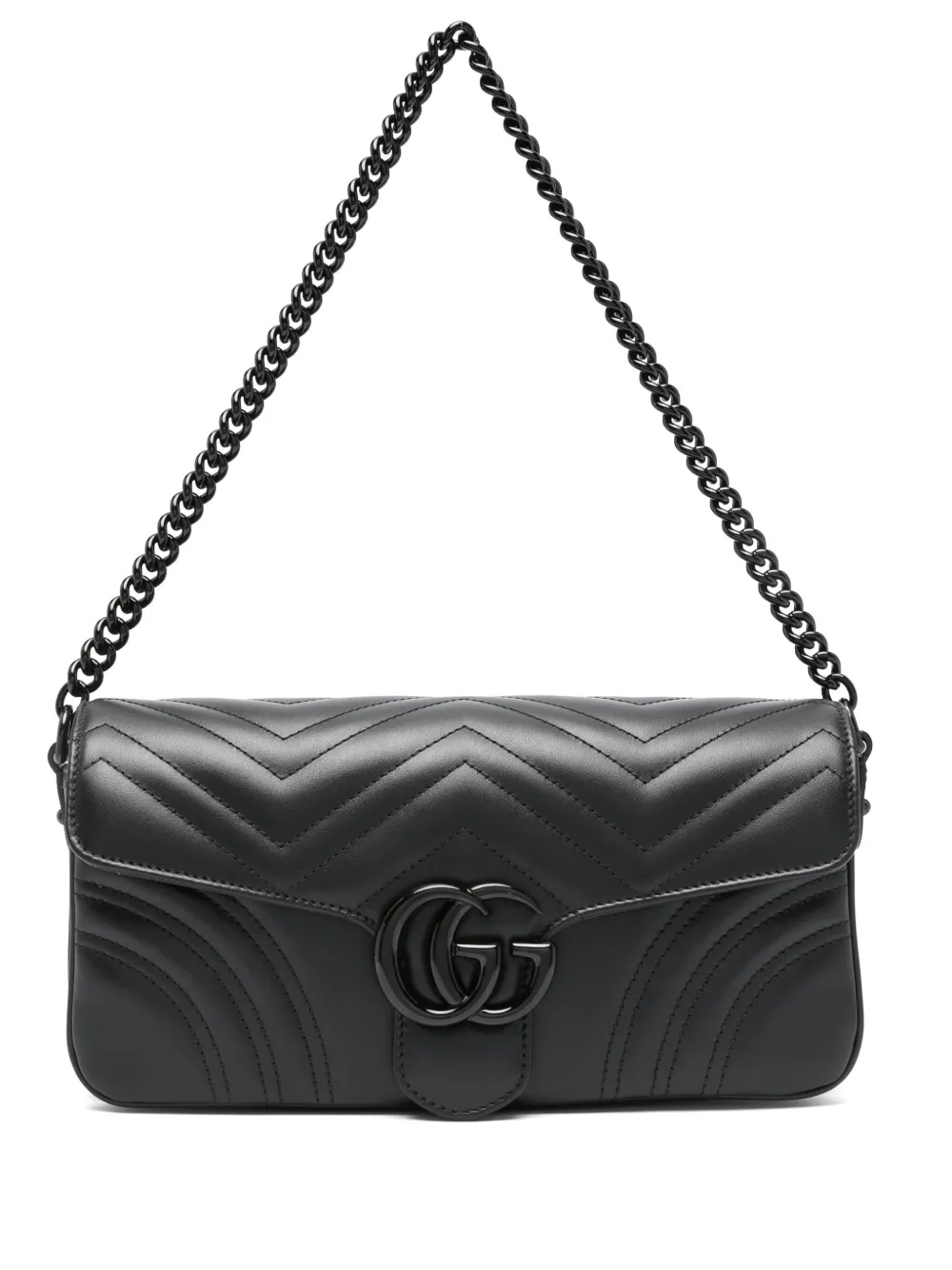 Gucci GG Marmont Schultertasche Schwarz FARFETCH DE