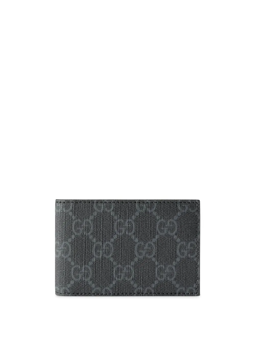 Shop Gucci Gg Supreme Canvas Wallet In Black