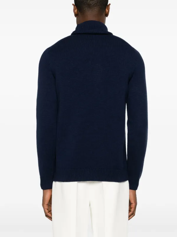 GUCCI セーターブルーネイビーカシミヤ100%