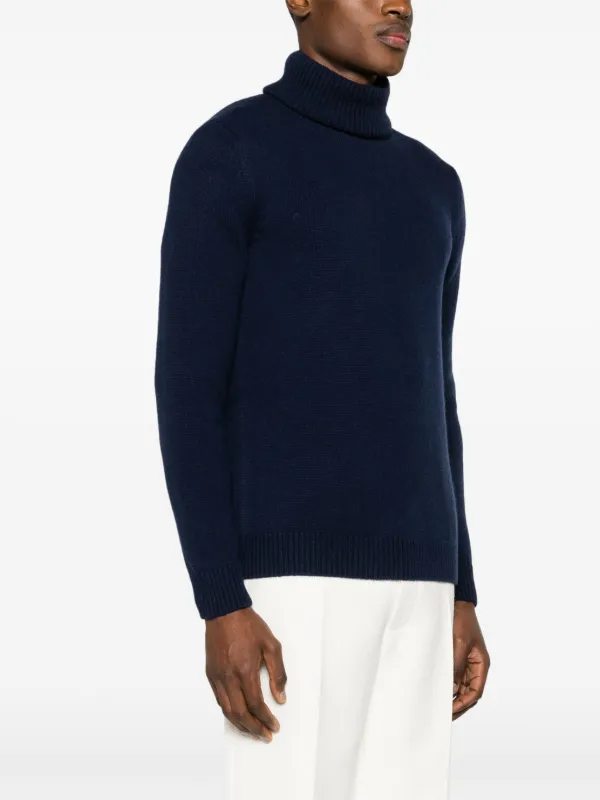 GUCCI セーターブルーネイビーカシミヤ100%