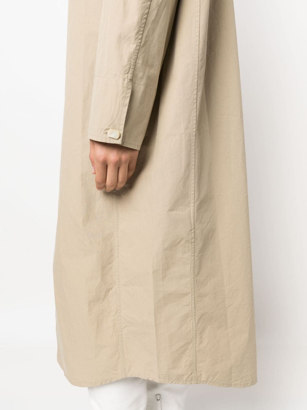 Shop Our Legacy Welding Shirt Dress In Neutrals