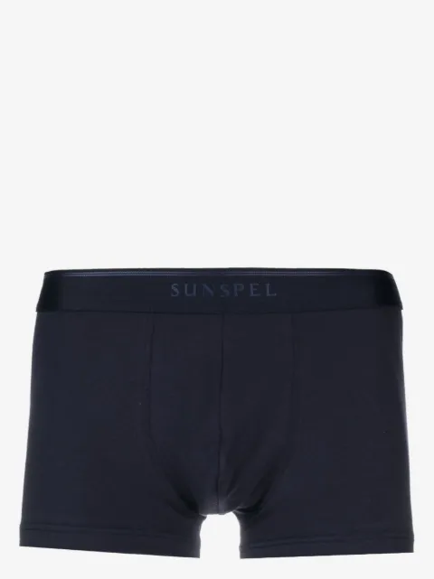Sunspel boxers en coton à bande logo