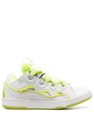 LANVIN Curb スエードトリム スニーカー 通販 - FARFETCH