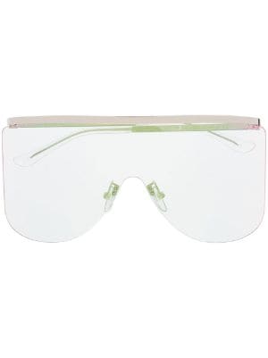 Philosophy Di Lorenzo Serafini Eyewear transparent-shield Frame Sunglasses  - Farfetch