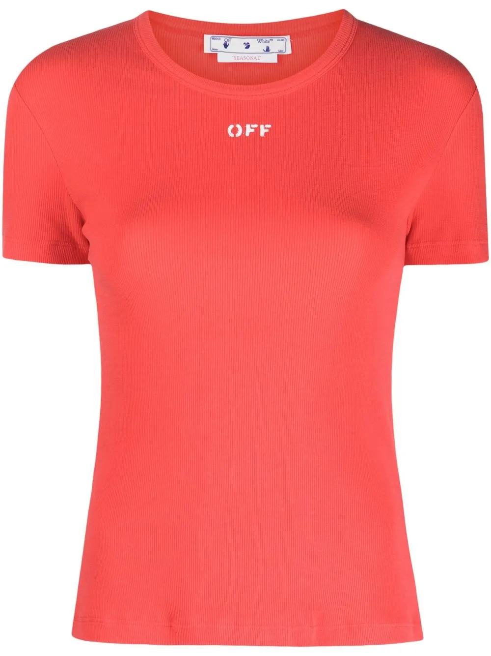 

Off-White logo-print T-shirt - Red