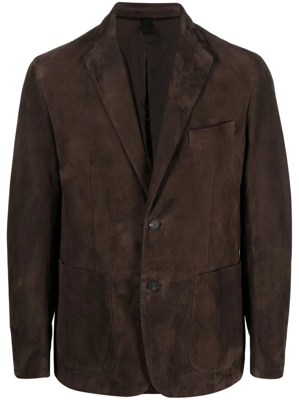 

Tagliatore Carlton suede blazer - Brown
