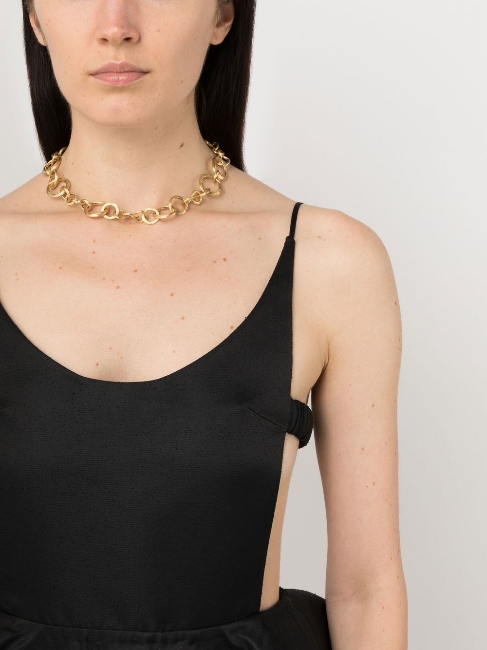 Shop Marco Bicego 18kt Yellow Gold Chain-link Necklace