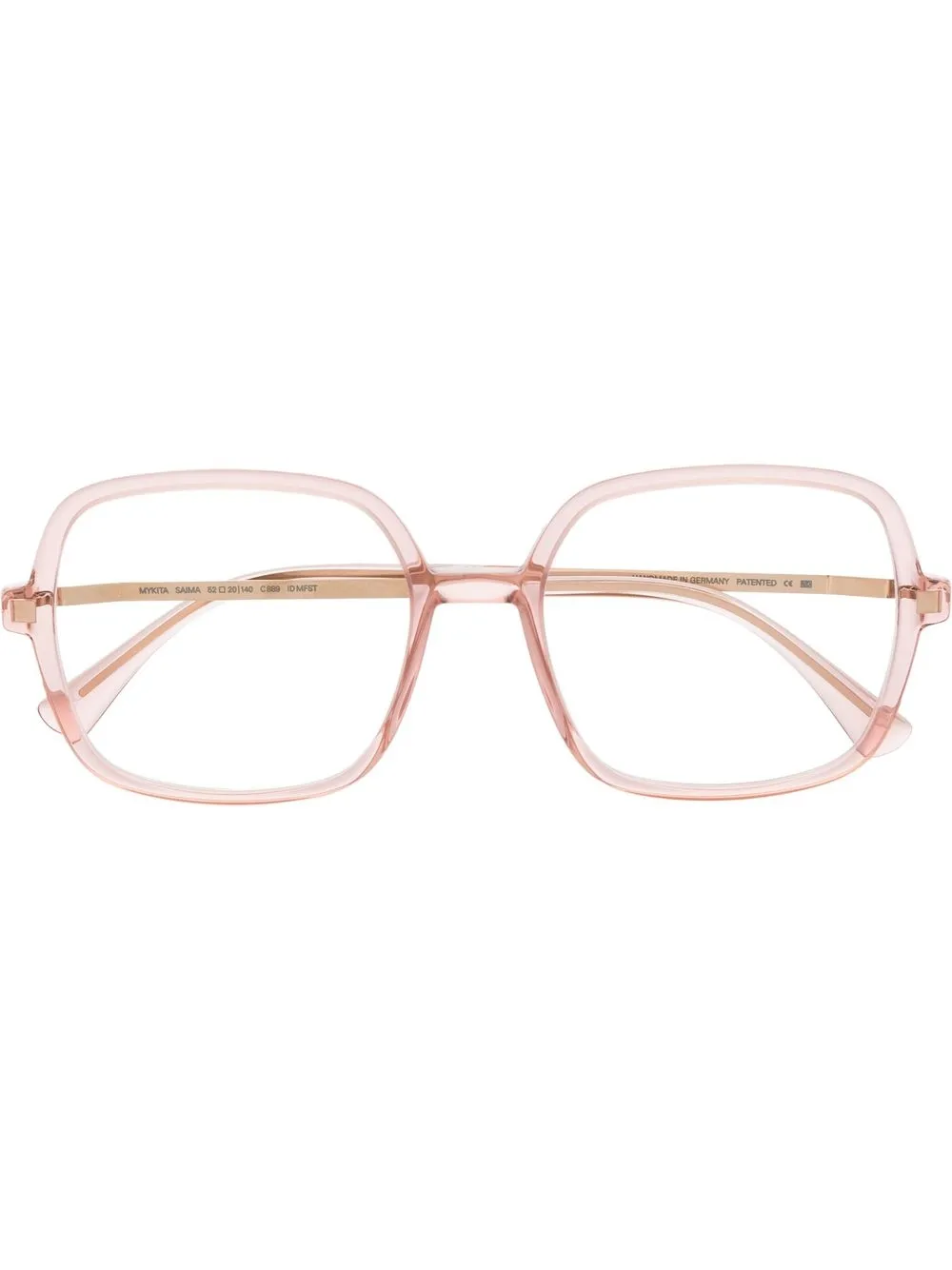 

Mykita square-frame glasses - Pink