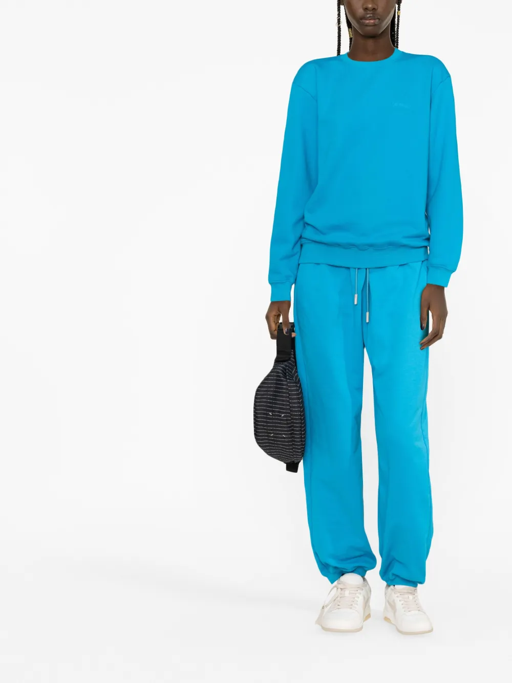  Off-white Sudadera A Rayas Diagonales - Azul 